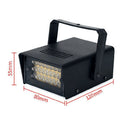 LED White Adjust Remote Control Flash Party Stage Strobe Light (US Plug) A