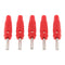 10Pieces Wire Audio Speaker Cable Banana Plug Connectors 4mm Jacks Red+Black