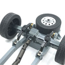 RC Metal Rear Shaft Axle Assembly w/ Differential Gear for WPL B24 Accessories