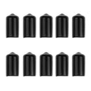 10 Pieces Snooker Cue Head Rubber Case - Black