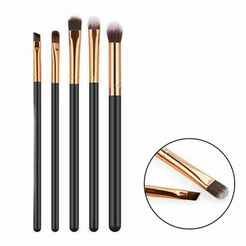 12pcs Eye Cosmetic Brush Set Eyeshadow Eyebrow Blending Br Set Makeup Brush G5E1