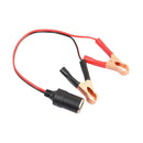 14" Clip-On Car  Lighter Power Socket Adapter W/ Clip Connector 12V