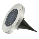 12 LED Solar Buried Light Waterproof Outdoor Lawn Ground Lamp (Warm White)