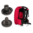2 Pack Tech Scuba Diving Diver BCD Backplate Book Screw Dive Accessories