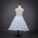 Flower Girl Children 3 Hoop Underskirt Kid Wedding Crinoline Petticoat 2-14Y