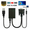 VGA Male To HDMI Female 1080P Audio TV AV HDTV Video Cable Converter Adapte A5P8