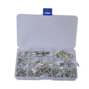 90 Pieces SC6-SC35 Electric Cable Wire Connector Tin-Plated Copper Terminals
