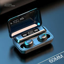 Wireless 5.0 Headset Wireless Earphones Mini Stereo Headphones LED Earbuds.