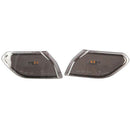 2 Pcs LED Side Marker Lights for Jeep Wrangler JL 2018 2019,Smoke Lens Ambe