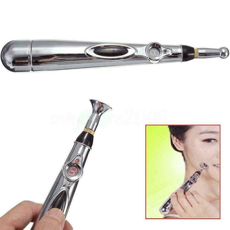 Portable Electronic Acupuncture Pen Meridian Body Massager Energy Relief Pa M3D2
