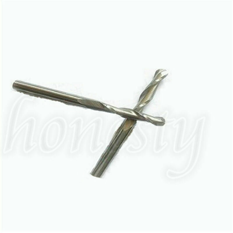 Solid Carbide 3mm Dia Spiral 2 Flutes Ball Nose End Mill CNC Engraving Bit