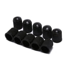 10pcs black plastic dust valve caps bike car wheel tyre air valve stem caps .ES