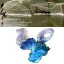 30M x 1M Clear Fishing Fish Trap Monofilament Gill Net Nylon Silk Nets  Sal I3D3
