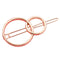 Hollow Round Geometric Metal Hair Clip Ponytail Holder Hair Accessories