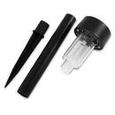 10x LED Solar Lawn Lamp Outdoor Garden Yard Bollard Light (White Light) A