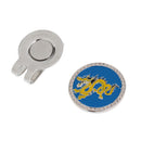 Metal Golf Hat Clip Magnetic with Golf Ball Marker Chinese Zodiac Dragon