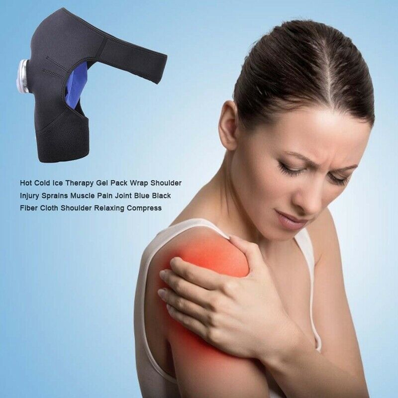 Adjustable Breathable Shoulder Protector Ice Pack, Gym Sports Care Single S D2I2