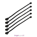 5 PCS 12" 4 Pin Connector Case Fan Extension female Split to Male Power Cable