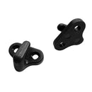 4 Pack Black Nylon Replacement Kayak Lashing Hooks /  Kit With Screws