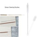 Metal 20cm Cleaning Straws Brush Reusable Stainless Steel Pipe Tube Clean Tools