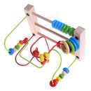 Educational Baby Kids Wooden Circle Bead Maze Toddler Intelligence Toys Gift