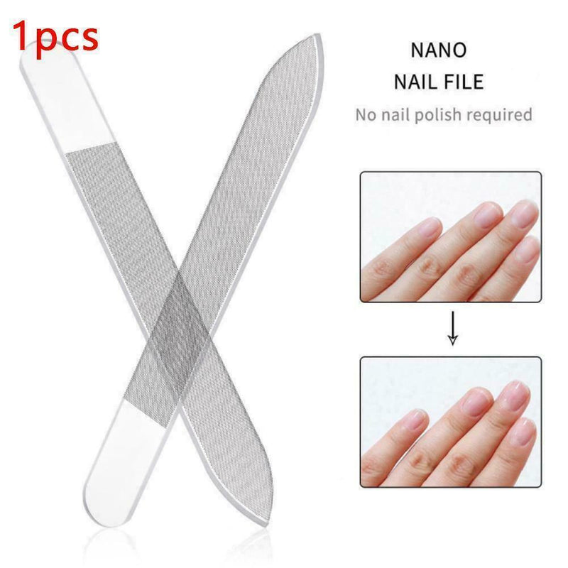 Nail File Tool Nano Glass Buffer Grinding Polish Grinding Art Manicure New A4E3
