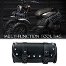 Motorcycle Cruiser Tool Bag Fork Barrel Shape Handlebar Front Fork Bag Black