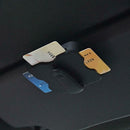 Multi-function Car Sun Visor Sunshade Card Organizer Holder Clip Gift Black