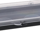 Plastic Eyelash Storage box Transparent Lid black Tray for Grafted eyelashes