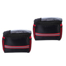 2x Bike Front Basket Handlebar Bag Bicycle Pack Waterproof Reflective Strip Red