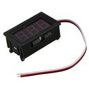 Mini voltmeter tester Digital voltage test battery DC 0-30V red auto car A8K7