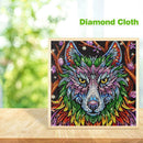 5D DIY Special Shaped Diamond Painting Wolf Embroidery Mosaic Kits (DS009)