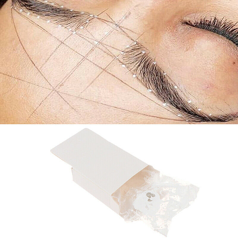 Microblading Eyebrow Marker Tattoo Eyebrow Point Pre-Inked Mapping String Th Ew