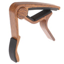 Wood Grain Guitar Capo Quick Change Acoustic Guitar Accessories Trigger Capo Kw
