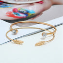 European And American Fashion Jewelry Fashion Leaf Bracelet Bracelet Women'