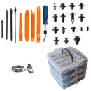 650Pcs Car Retainer Clips Plastic Fasteners Kit Fender Rivet Clips Auto Pus