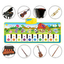 Multifunction Music Blanket Baby Kids Cute Animal Musical Game Mat (2371) A