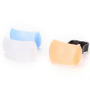 3 Color 3 in 1-Up Flash Diffuser Cover Kit Softbox for Canon Nikon Pentax -Q