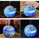 USB Ultrasonic Air Humidifier 7 Color LED Light Aroma Diffuser (Multicolor)
