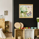 5D DIY Diamond Painting Flower Butterfly Full Round Embroidery Kit (LG122) A