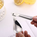 Camping hiking cookout picnic foldable spork stainless steel spoon fashio@