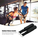 For Pull Rope Multi-purpose D Ring Foam Padded Fitness Handle with Nylon Webbing