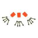 3pcs Fishing Line Rig Beads Heli Beads Swivels Accessories Connector