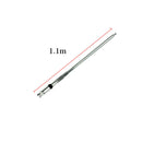 1.1m TNC Radio Transmitter Extendable Home FM Telescopic Antenna 76-108MHZ