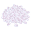 200pcs Microphone Windscreen Mic Cover Karaoke White with Pink Dots High Quality