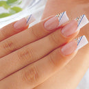 500pcs/Bag Natural Color French Nail Art Tips Manicure Artificial False Tip