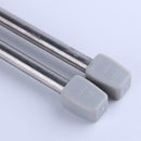 11 Sizes Stainless Steel Knitting Needles Single Pointed Knitting Tools