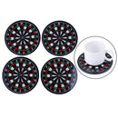4Pcs Kitchen Table Mat Utensils Dart Board Styled Cup Mouse Pad Coast Place Gw