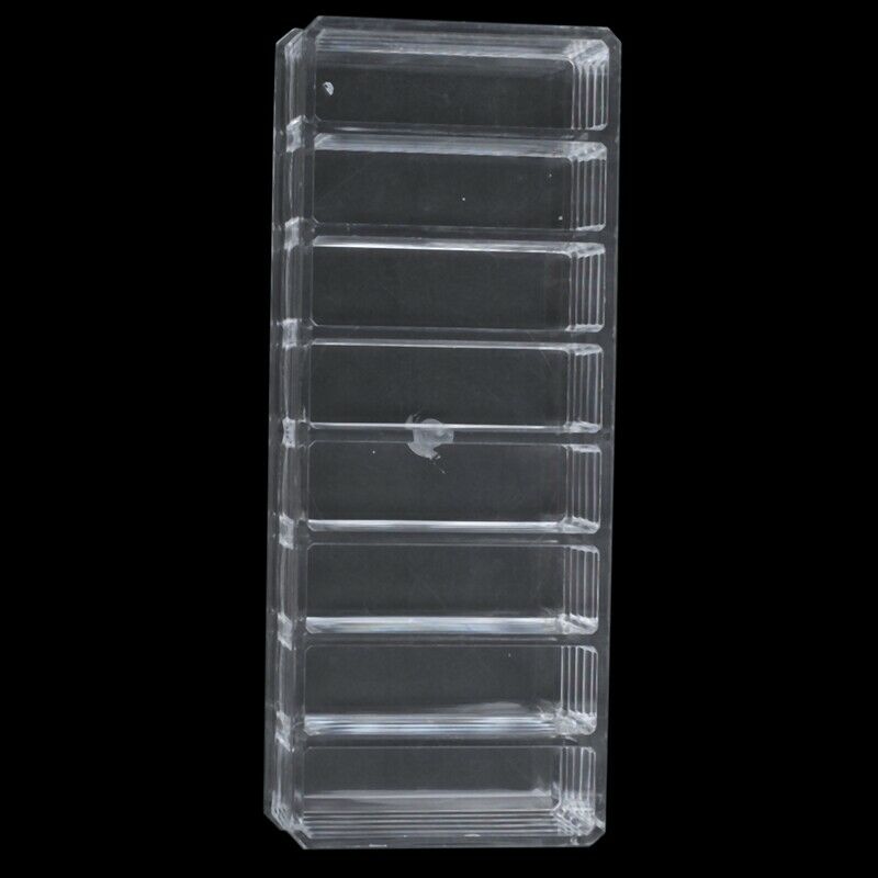 New 8 Slot Acrylic Compact Holder Powder Eye Blush Makeup Case Storage Orga O6P9