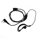 Security Earhanger Headset Earpiece Earphone for Kenwood Radio Black